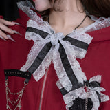 Swaying Heart Hoodie Red