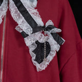 Swaying Heart Hoodie Red