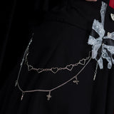 Swaying Heart スカート BLACK