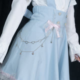 Swaying Heart スカート PASTEL BLUE