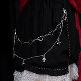 Swaying Heart ショートパンツ BLACK