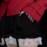 Swaying Heart ショートパンツ BLACK