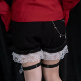 Swaying Heart ショートパンツ BLACK