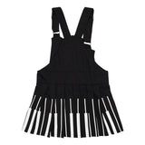 ピアノ ジャンパースカート BLACK