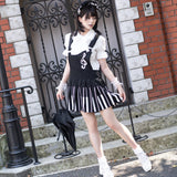 ピアノ ジャンパースカート BLACK