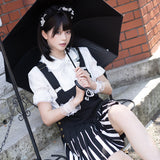 ピアノ ジャンパースカート BLACK