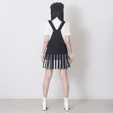 ピアノ ジャンパースカート BLACK