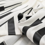 Piano Jumper Skirt White