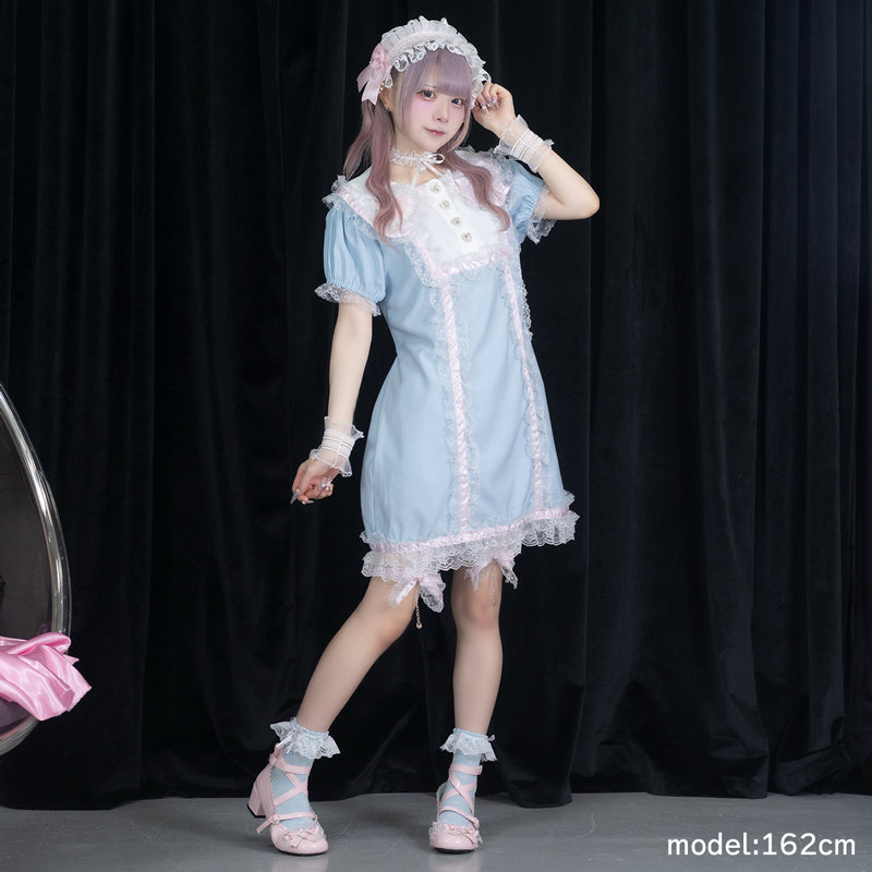 Swaying Heart ワンピース PASTEL BLUE – ACDC RAG