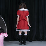 Swaying Heart Dress Red