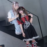 Swaying Heart Tie Black