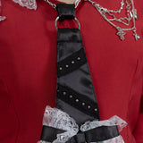 Swaying Heart Tie Black