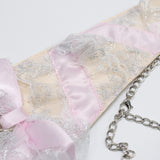 Swaying Heart Tie Yellow/Pink
