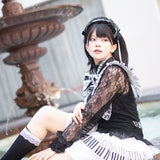 Piano Attached Collar White 
