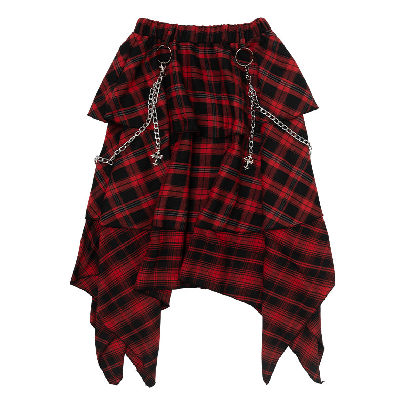 Dark Abyss Cross Chain Skirt – ACDC RAG