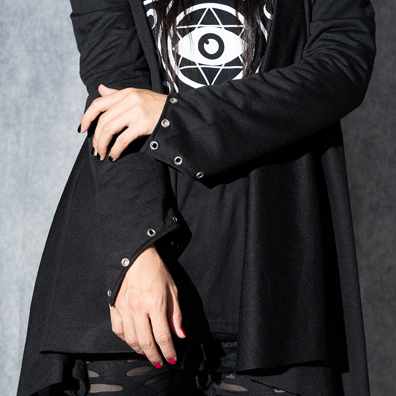 Dark Abyss Drape Coat