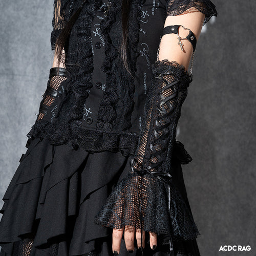 Dark Abyss Lace Arm Covers