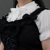 [Plus size] RIBBON GOTHIC DRESS