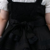 [Plus size] RIBBON GOTHIC DRESS