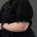 [プラスサイズ]2wayクロスブラウス