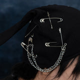 Dark Abyss Rabbit Ear Cross Hat