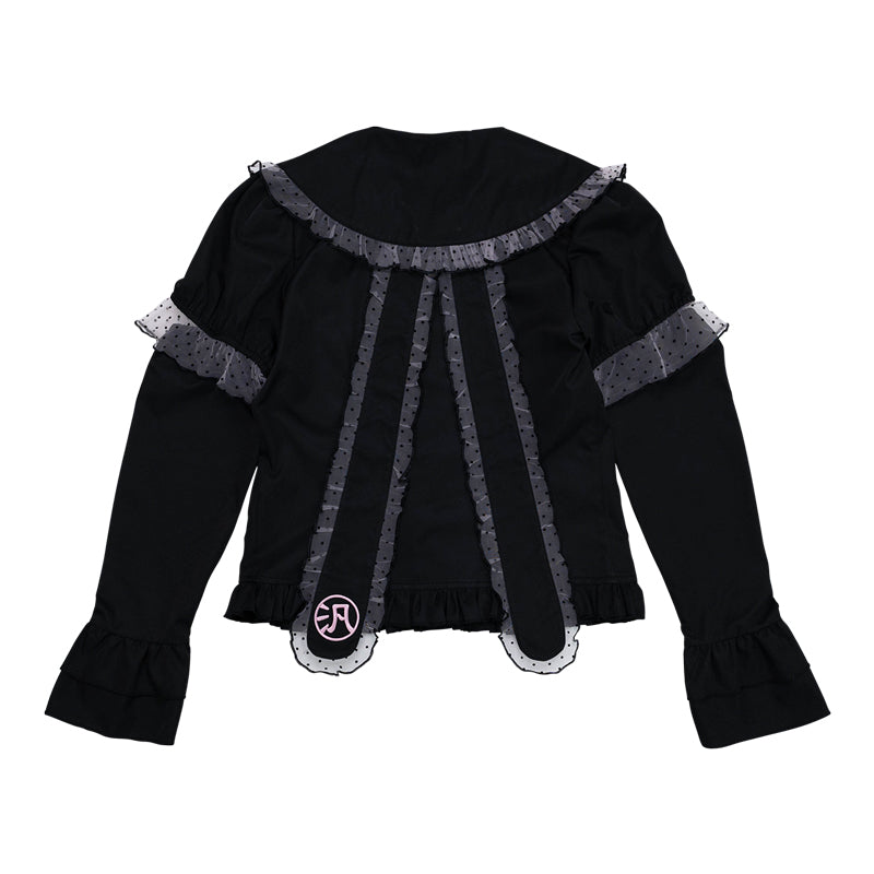 汎用うさぎ ブラウス BLACK – ACDC RAG