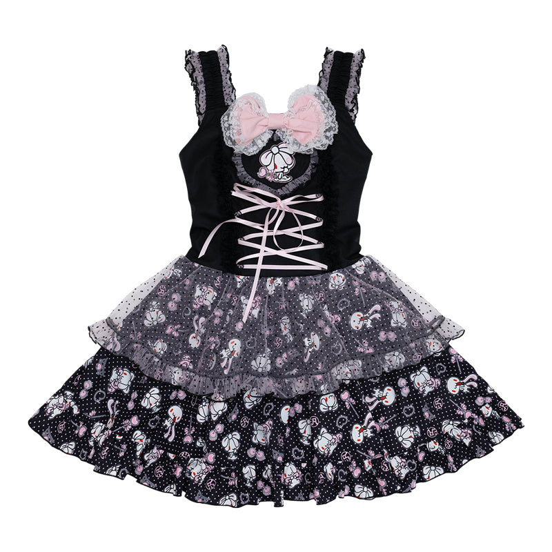 ACDC RAG 汎用うさぎ 5点セット 汎用うさぎ ジャンパースカート BLACK – ACDC RAG