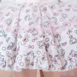 Hanyo Usagi Jumper Skirt White