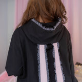 Hanyo Usagi Hoodie Black