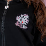 Hanyo Usagi Hoodie Black