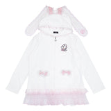 Hanyo Usagi Hoodie White