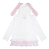 Hanyo Usagi Hoodie White