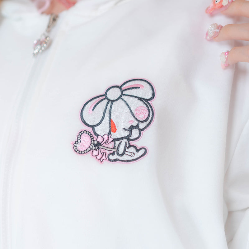 Hanyo Usagi Hoodie White – ACDC RAG