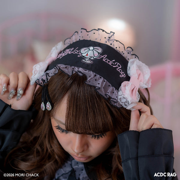 【最終価格】うさくみゃヘッドドレス♡黒×黒♡ 汎用うさぎ ヘッドドレス BLACK – ACDC RAG
