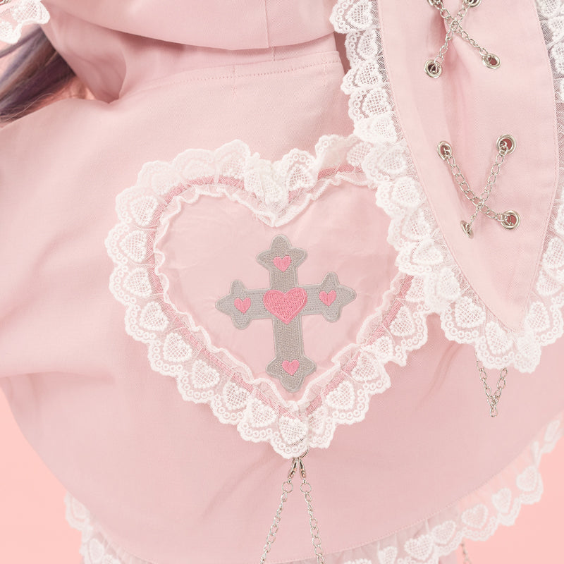 Kiss Kill Crop Jacket 