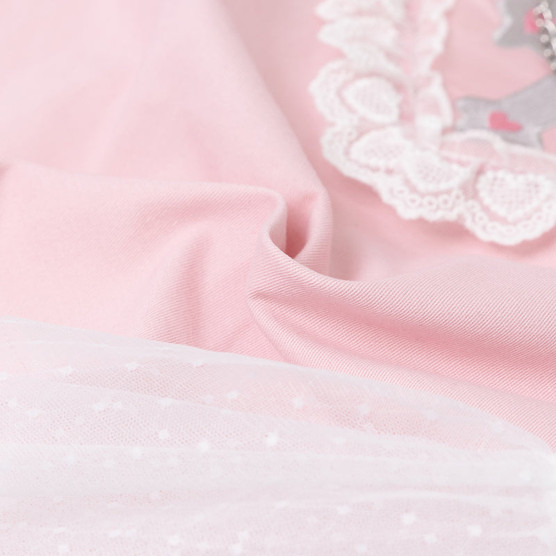 Kiss Kill Lace Long-Sleeve T