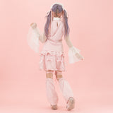 Kiss Kill Lace Long-Sleeve T