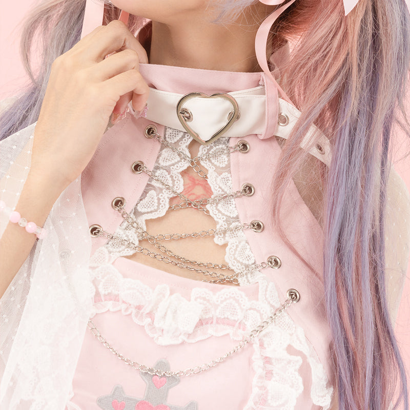 Kiss Kill Lace Long-Sleeve T