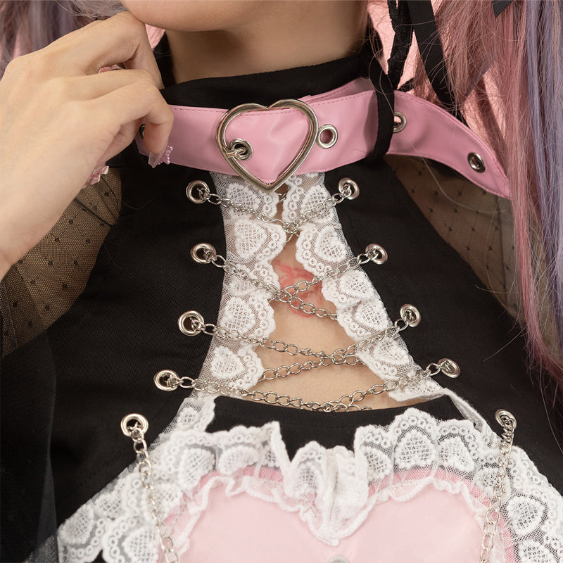 Kiss Kill Lace Long-Sleeve T