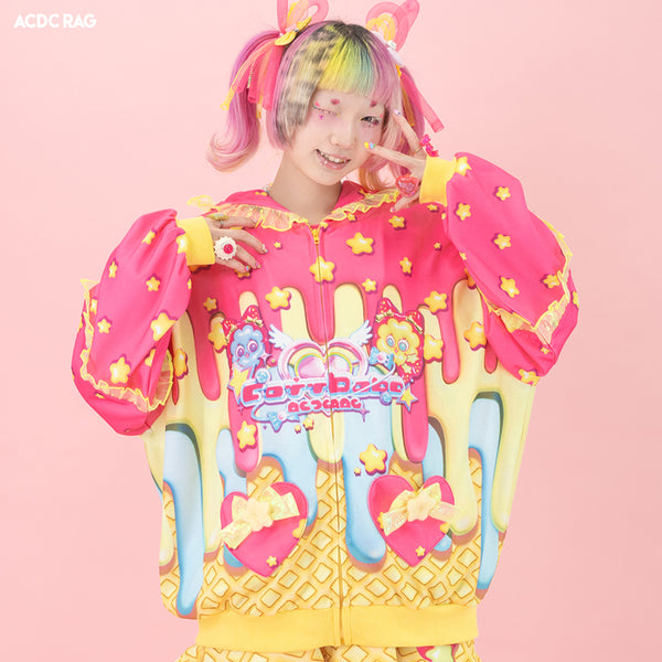 YEN♡COTTBABE ZIPパーカー – ACDC RAG