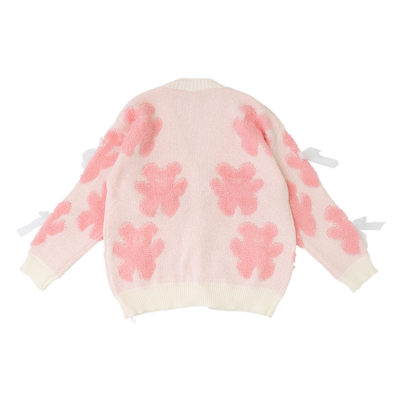 Pink Flower Sweater