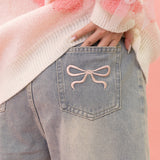 Ribbon Jeans