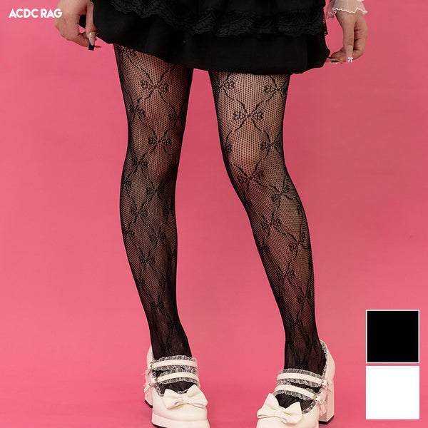 RIBBON MOTIF TIGHTS