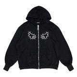 天使 BIGZIPパーカー