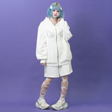 天使 BIGZIPパーカー