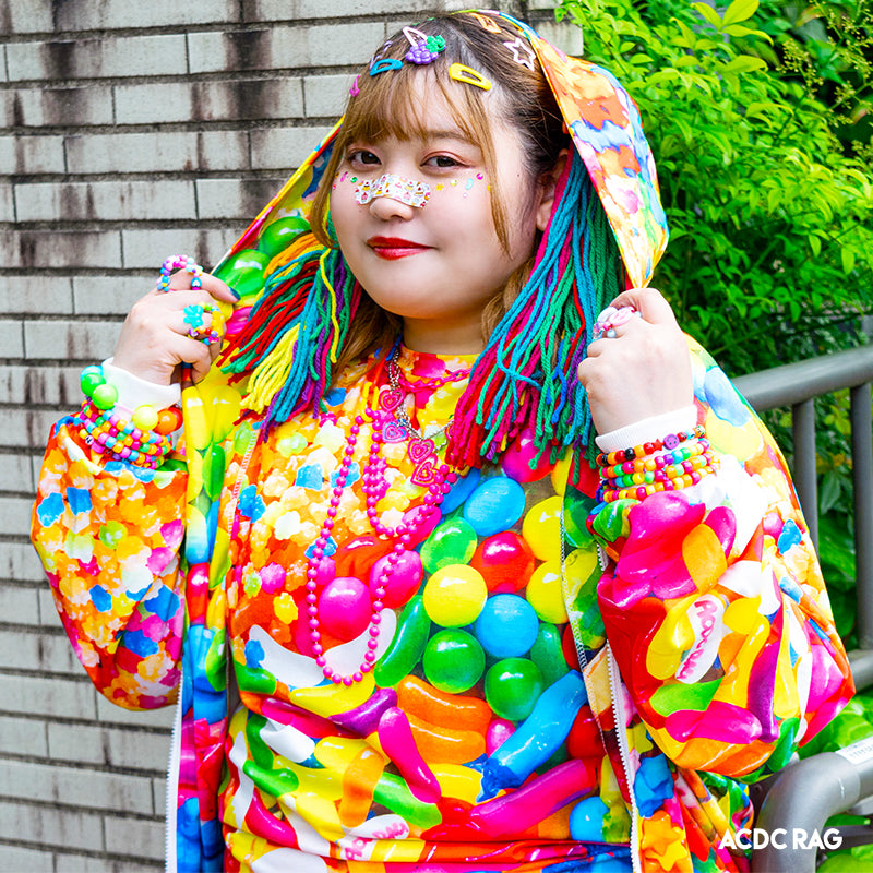 POP Candy ZIP BIG Hoodie (Plus Size Ver.) – ACDC RAG