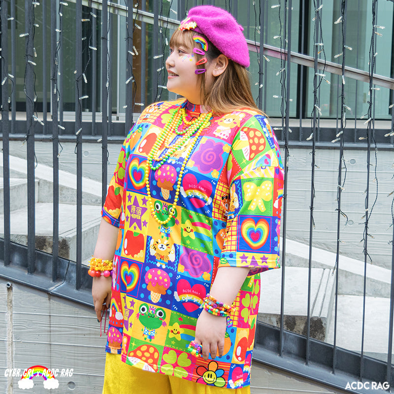 Harajuku 4 Ever Huge T-Shirt (Plus Size Ver.) – ACDC RAG