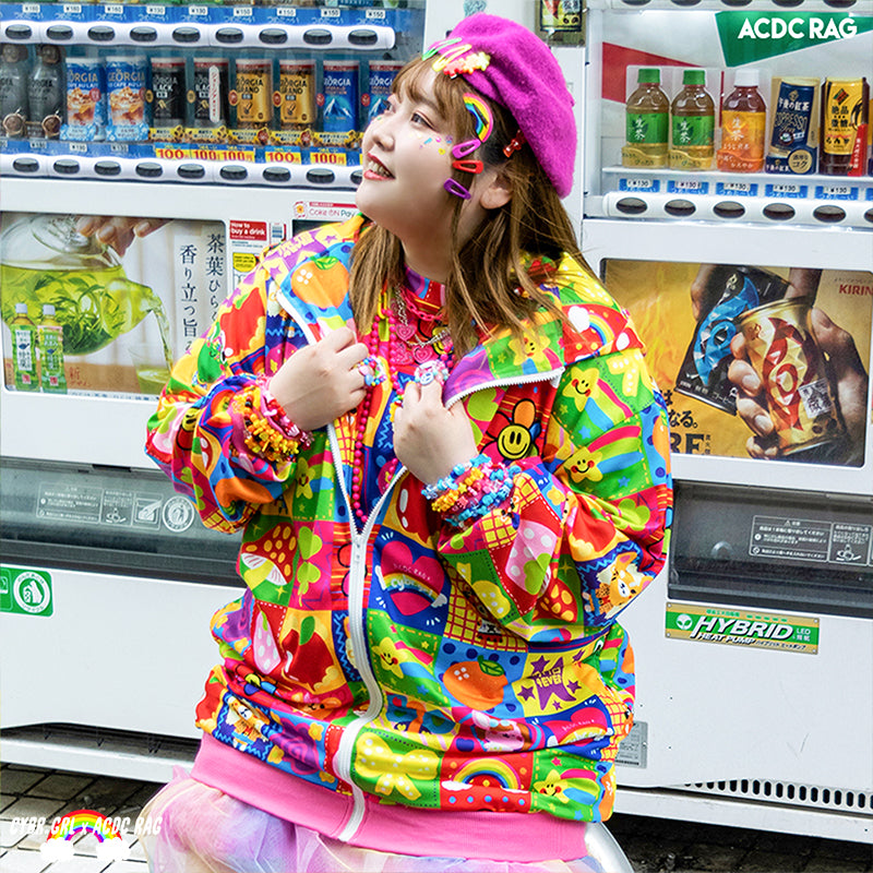 Harajuku 4 Ever ZIP Hoodie (Plus Size Ver.) – ACDC RAG