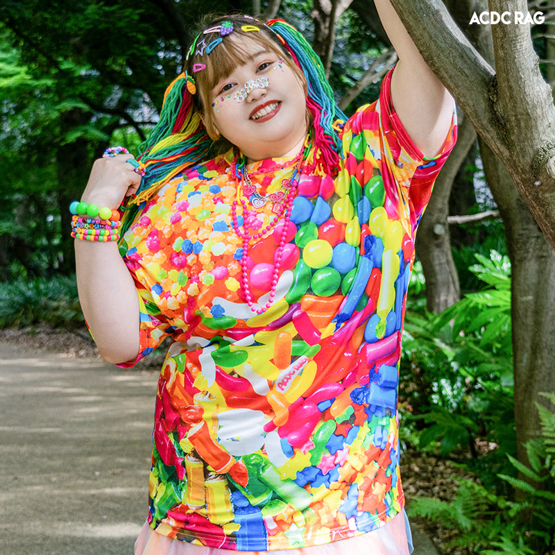 I read an image to a gallery viewer, POP CANDY Huge T-Shirt  (Plus Size Ver.)