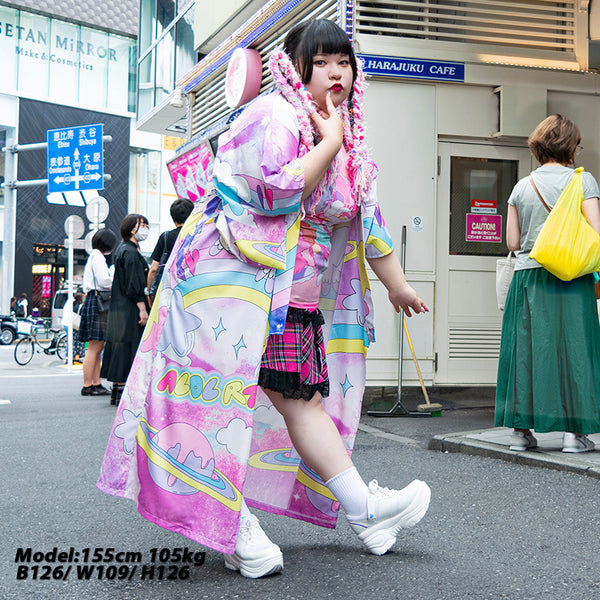 Kira Kira Unicorn Kimono (Plus Size Ver.)